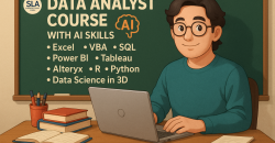 Data Analytics Course in Delhi with Free Python+Tableau by SLA Institute in Delhi, NCR, Sales Analyst Certification [100% Placement, Learn New Skill of '26] get IBM Data Science Professional Training,